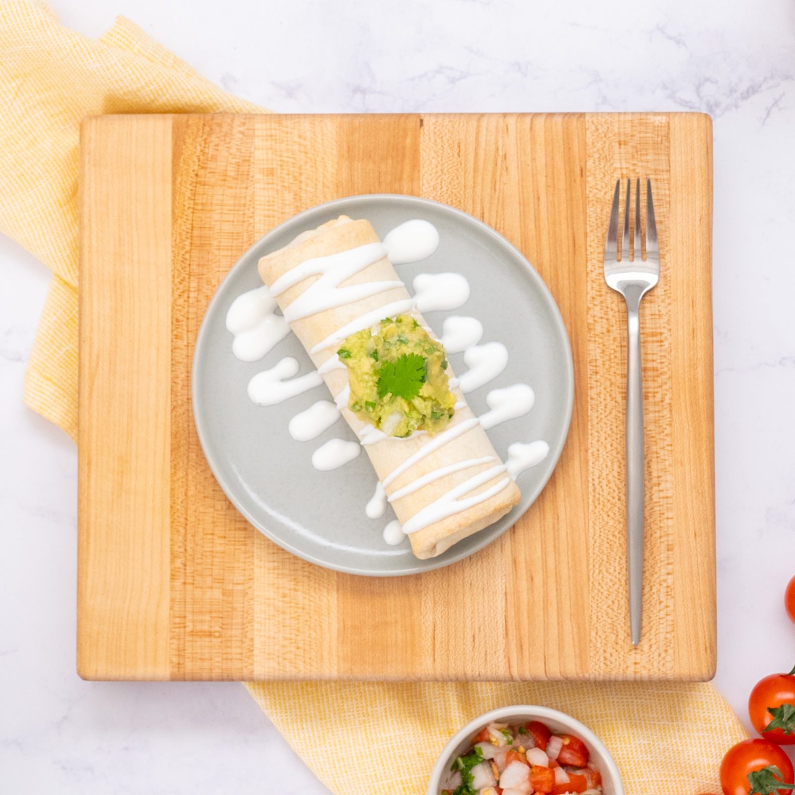 Organic Bean & Cheese Burrito Red's All Natural