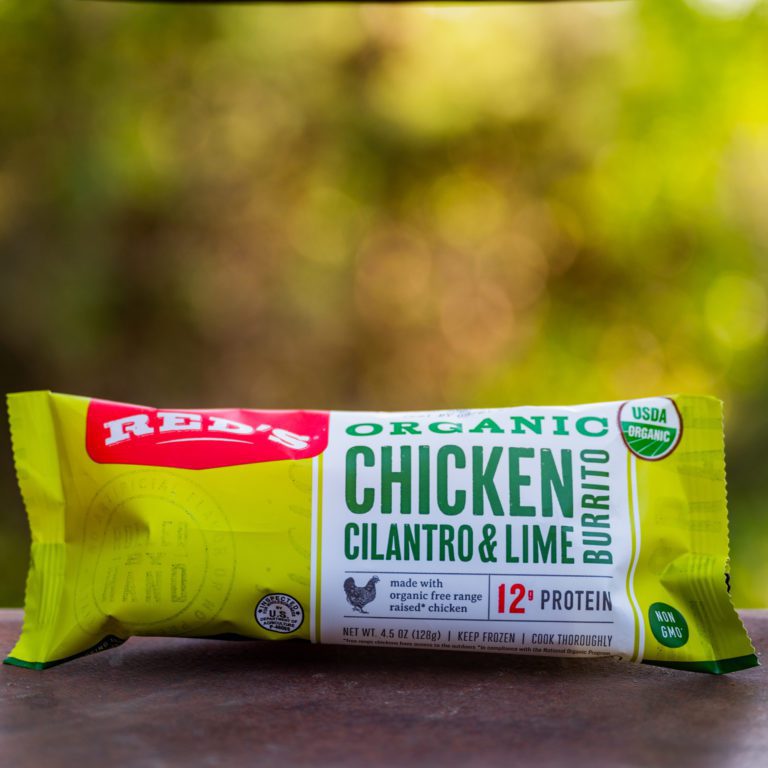 Organic Chicken, Cilantro & Lime Burrito Red's All Natural