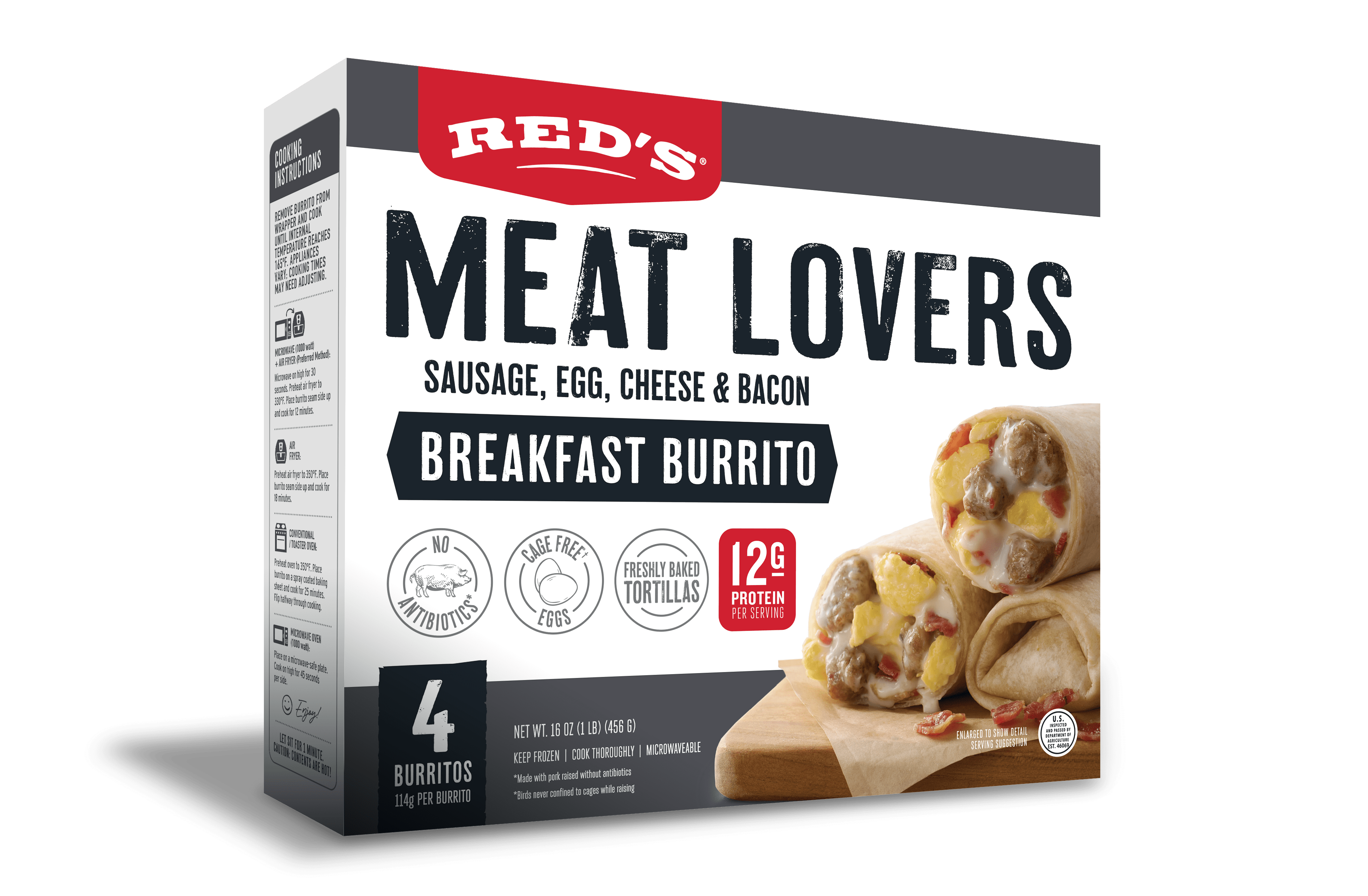 Meat Lovers Breakfast Burrito 4-Pack