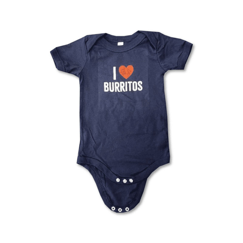 Baby “I ❤️ Burritos” Onesie