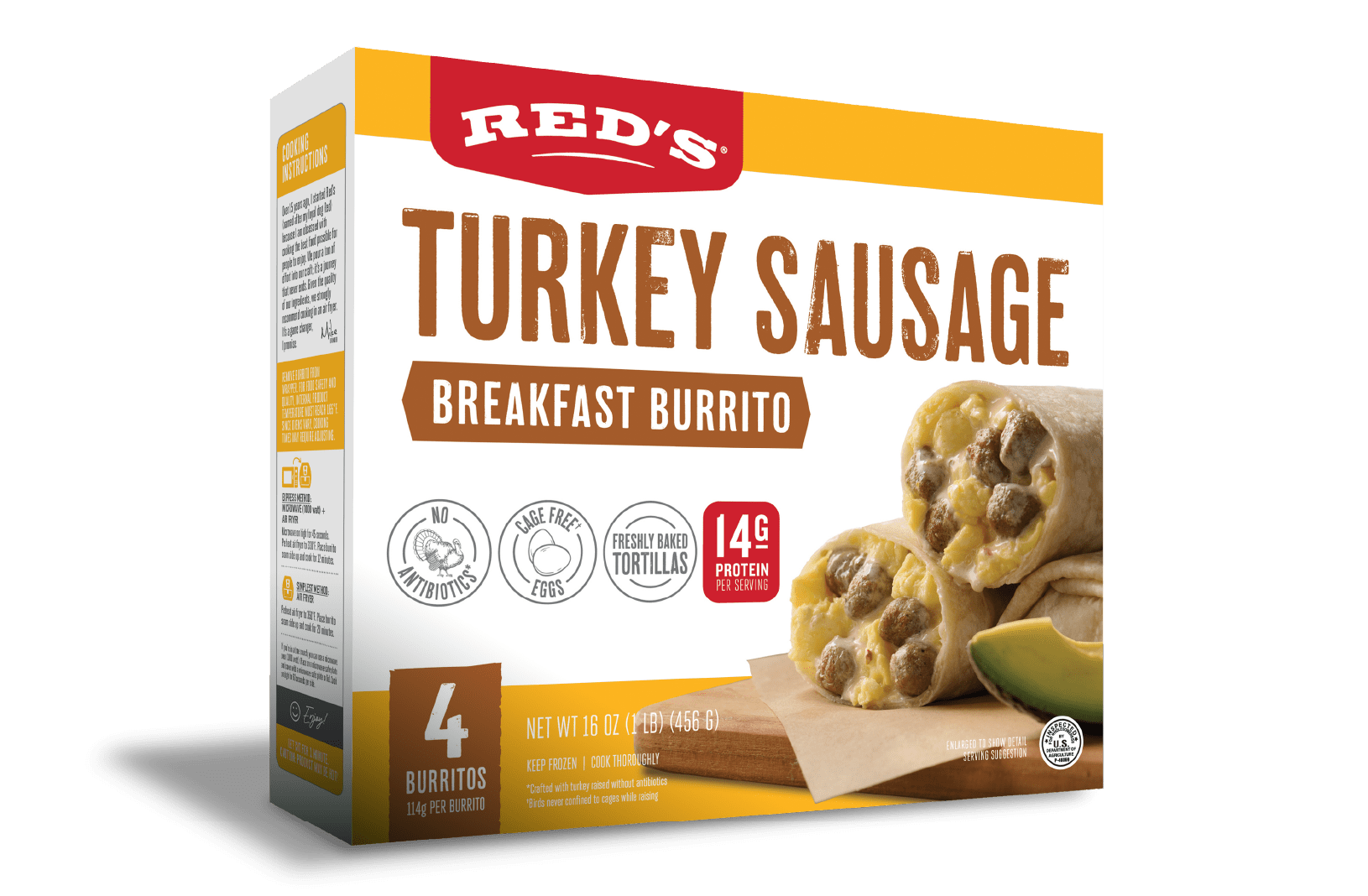 Turkey Sausage Breakfast Burrito 4-Pack