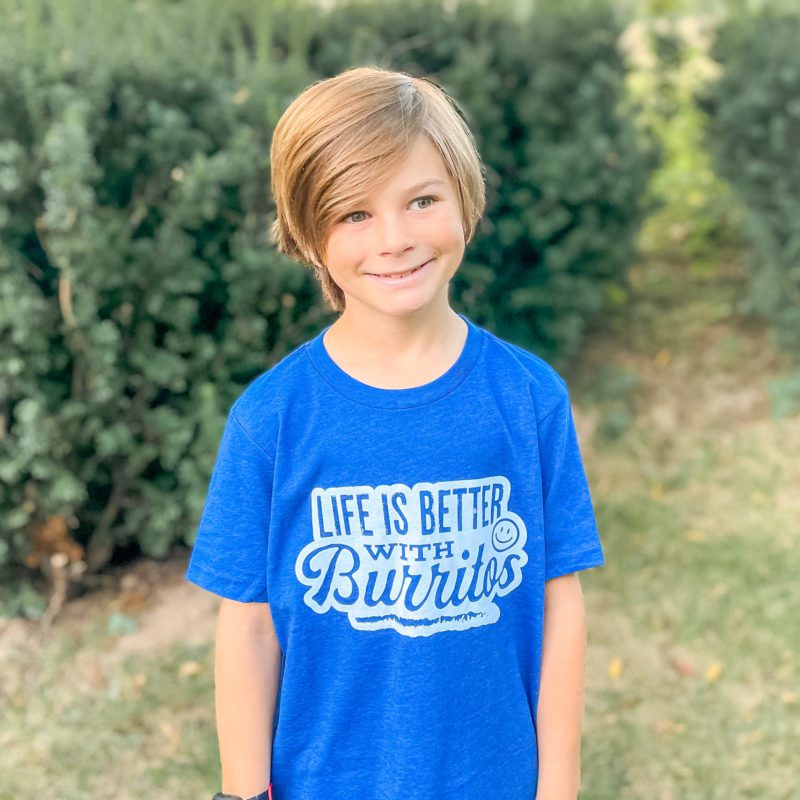 Youth Blue Burritos Shirt