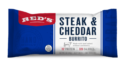 Steak & Cheddar Burrito Front