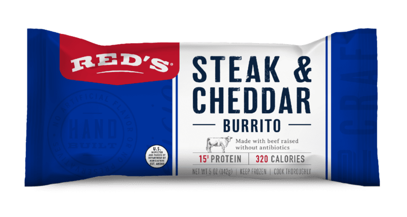 Steak & Cheddar Burrito Front
