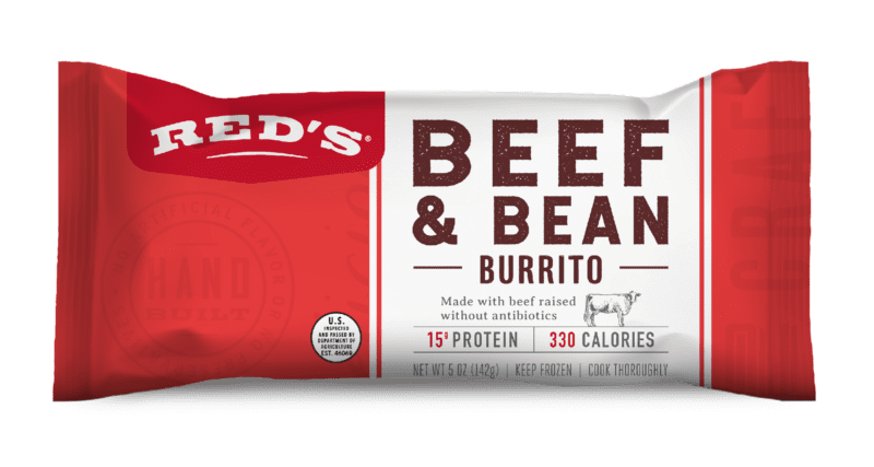 Beef & Bean Burrito Front 15G