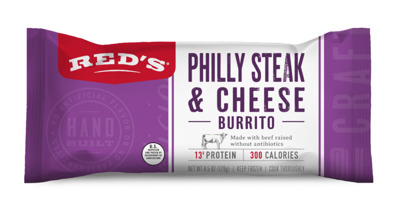 Philly Steak & Cheese Burrito Front