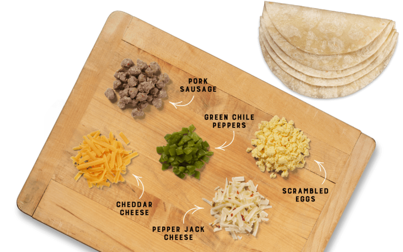 Sausage Breakfast Burrito Red's All Natural