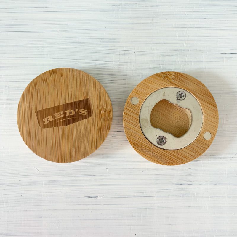 Red's Bamboo Bottle Opener