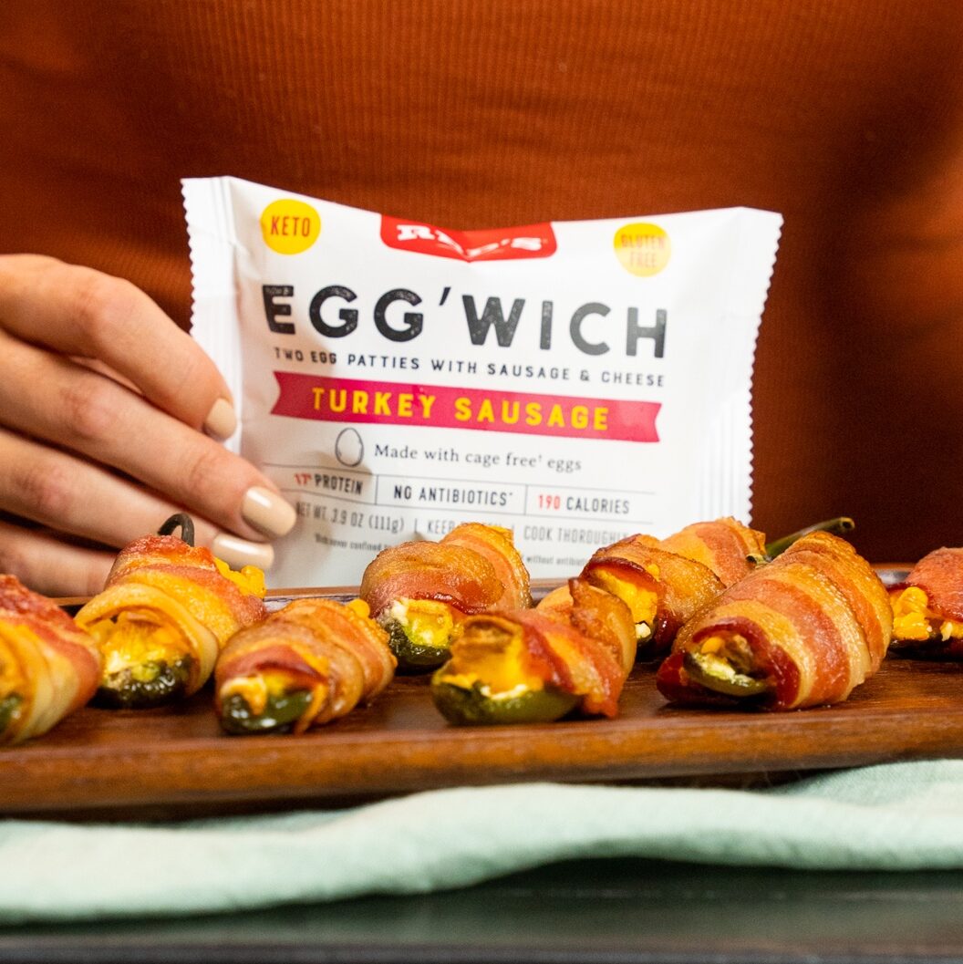 Egg'Wich Jalapeno Poppers with package