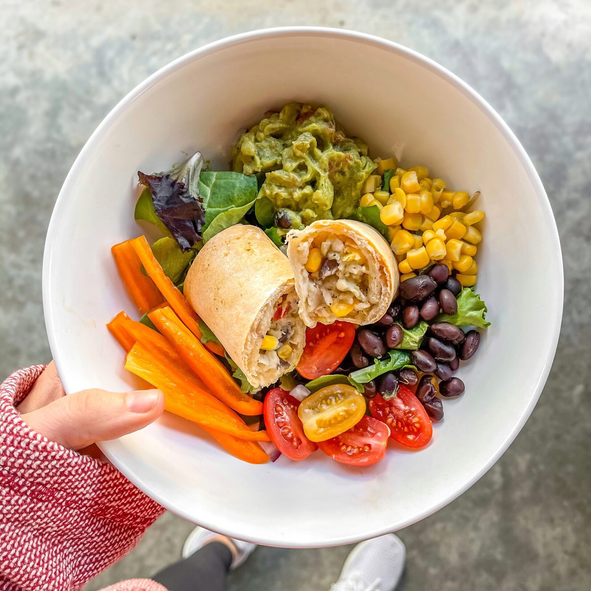 Burrito “nourish bowl”