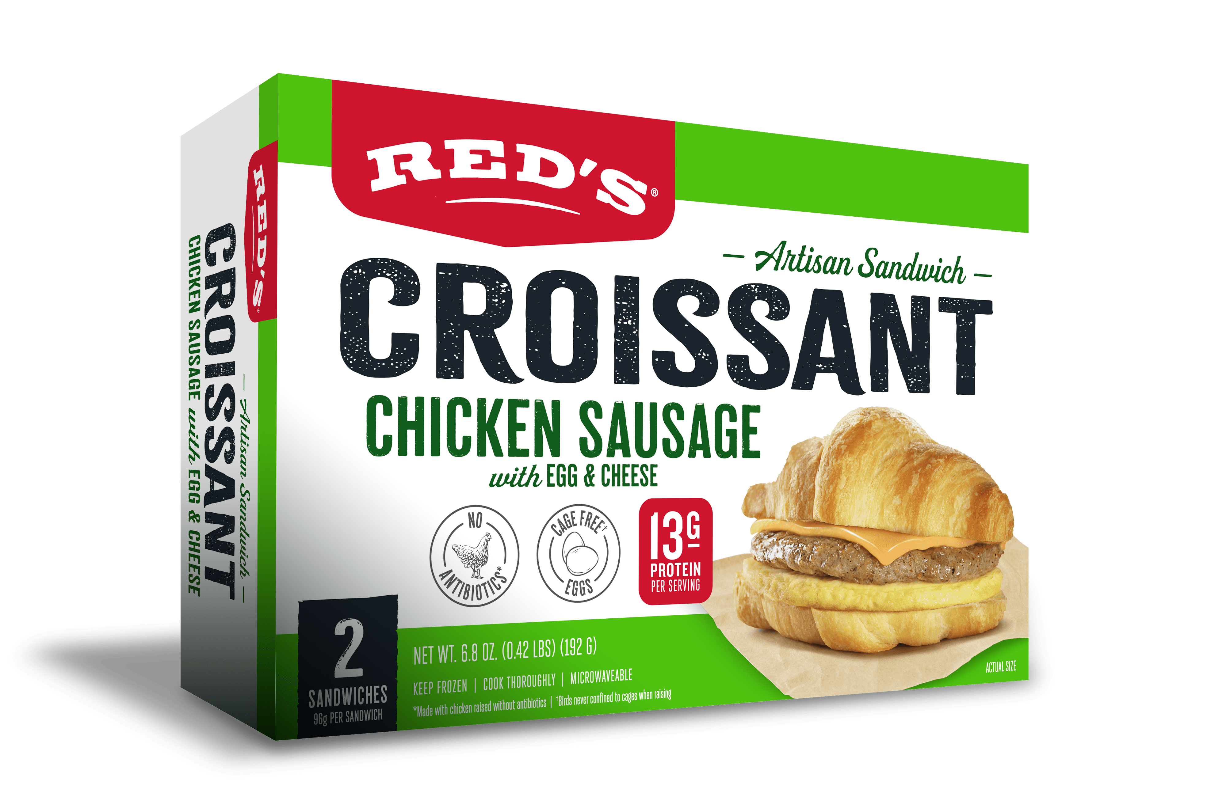 Chicken Sausage Croissant 2-pack