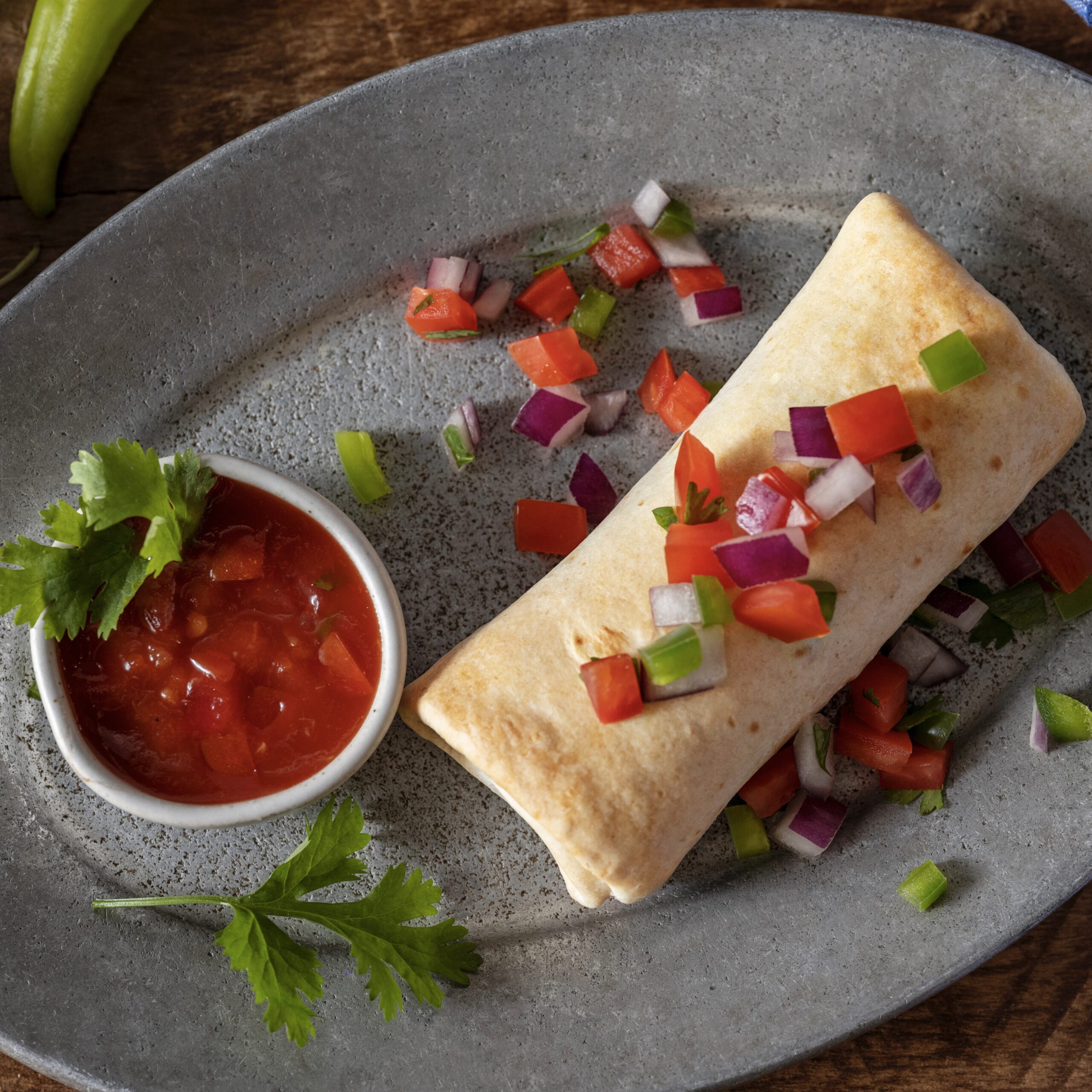 Organic Black Bean & Cheese Burrito - Image 4