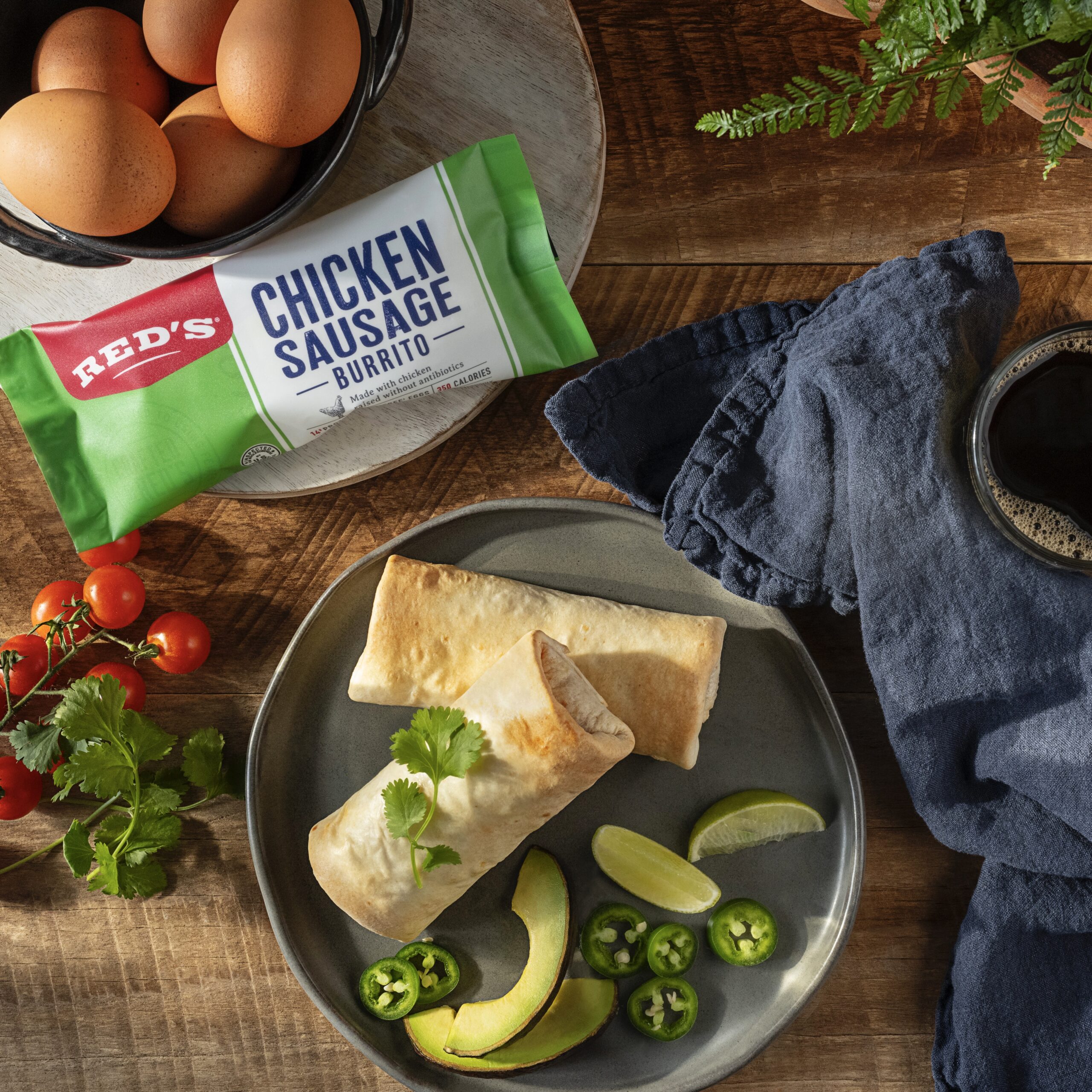 Chicken Sausage Breakfast Burrito - Image 3